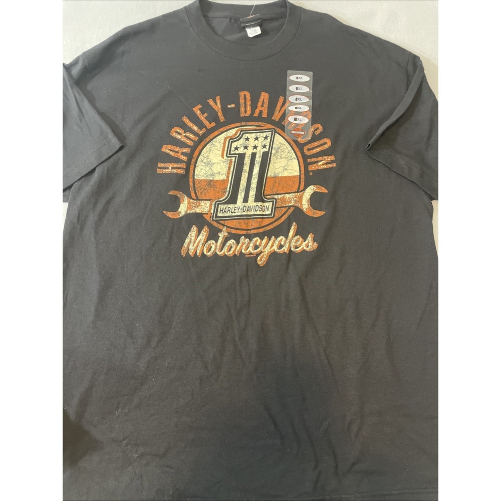 Harley Davidson double-sided black T-shirt XL Syracuse New‎ York